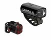 LEZYNE Lichtset vorne + hinten Hecto Drive 40 + Femto - schwarz