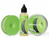 FLECTR Green Disc Set Kettenpflege Tool + Bio Chain Lube (50ml)